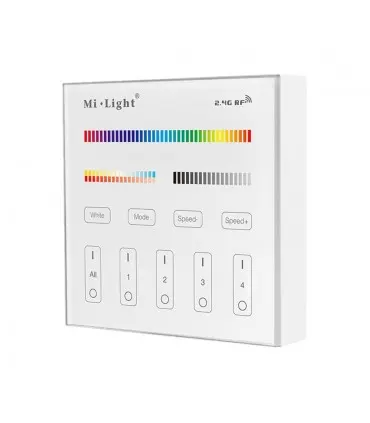 Mi-Light 4-Zone RGB+CCT Smart Panel Remote B4 | Future House Store