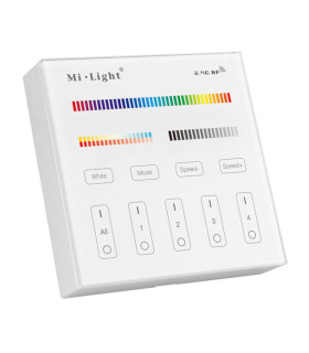 Mi-Light 4 zone RGB+CCT smart panel remote controller B4