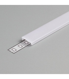 TOPMET aluminium profile covers - C click milky diffuser