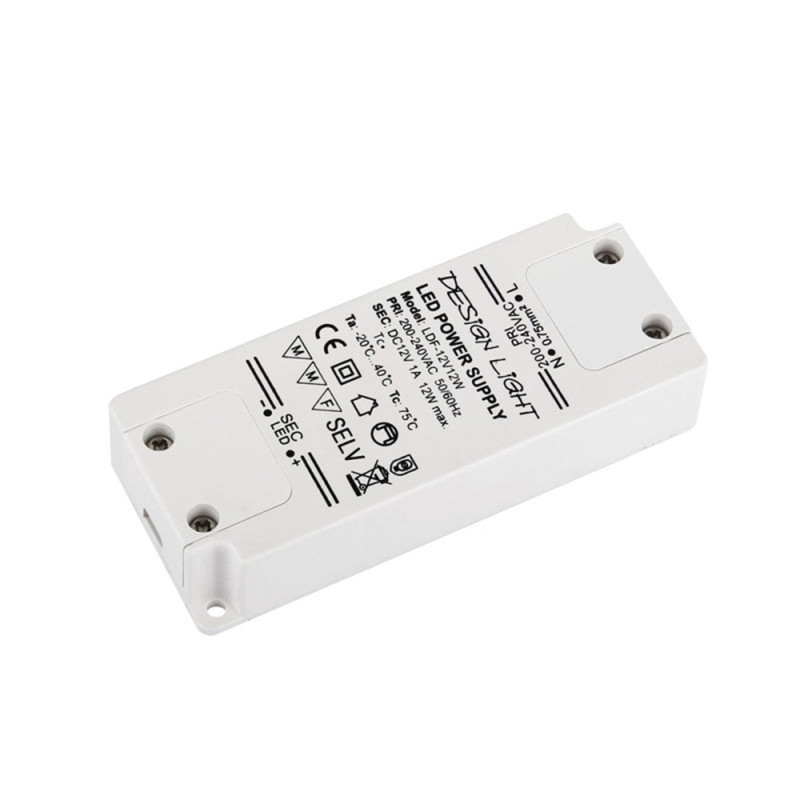 DESIGN LIGHT LED power supply STANDARD PLUS 12V 12W - DESIGN LIGHT LED power supply STANDARD PLUS 12V 12W -