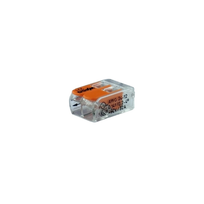 WAGO 221-412 2-way lever connector 32A WAGO 221-412 2-way lever connector 32A