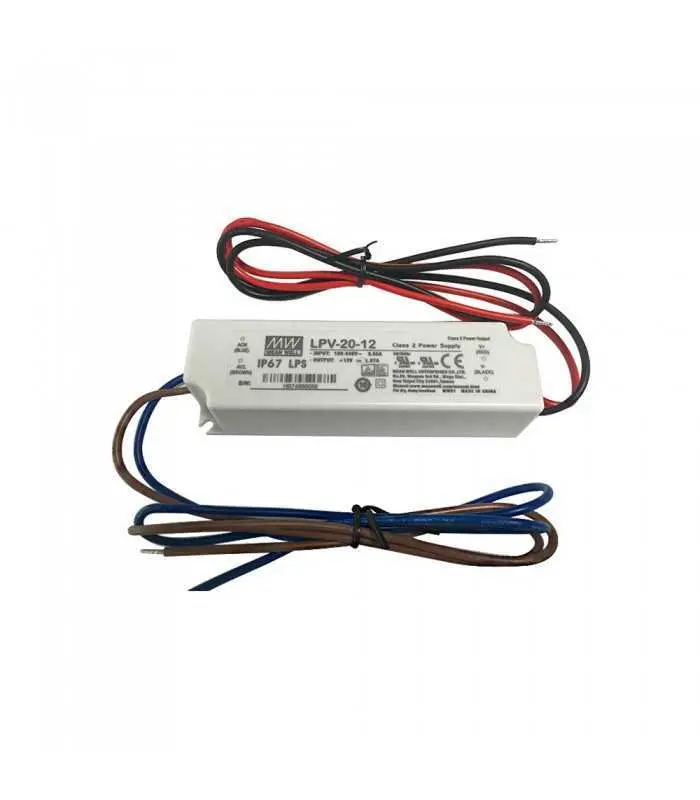 Mean Well LPV-20-12 LED power supply 12V 20W IP67