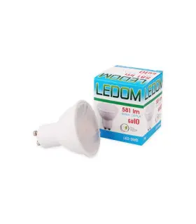 LEDOM GU10 spotlight bulb 7W SMD 581lm - warm white