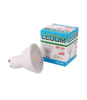 LEDOM GU10 spotlight bulb 7W SMD 581lm - warm white