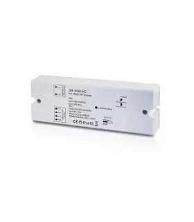 side view of Sunricher 2-channel single colour AC TRIAC RF dimmer SR-2501AC