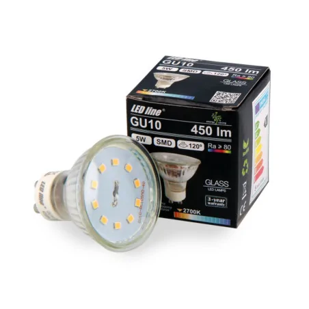 GU10 Glass LED Bulb 5W 450lm Warm to Cold White | Future House Store
