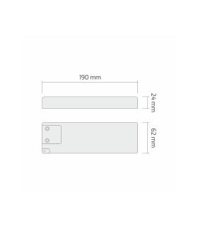 Design Light LD power supply 12V 60W with MINI connector sockets - size