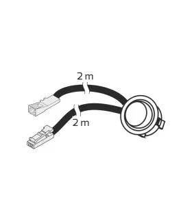 Diagram showing the measurements and wiring layout of the Design Light rocker switch