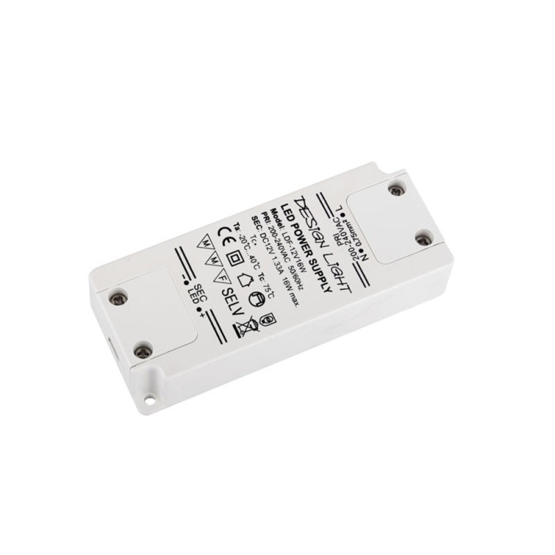 DESIGN LIGHT LED power supply STANDARD PLUS 12V 16W - DESIGN LIGHT LED power supply STANDARD PLUS 12V 16W -