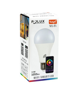 POLUX E27 Tuya smart Wi-Fi RGB+CCT LED light bulb - 