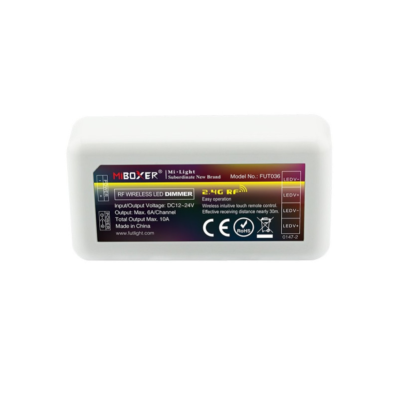 Mi-Light 2.4GHz multi white wireless WiFi dimmer FUT036 Mi-Light 2.4GHz multi white wireless WiFi dimmer FUT036