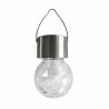 LED RGB BALL hanging solar lamp - satin