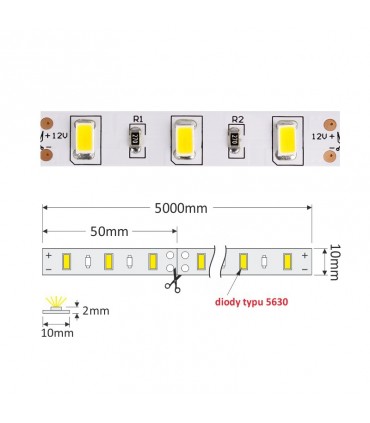 Premium 300 LED strip SMD 5630 80W IP20 - 