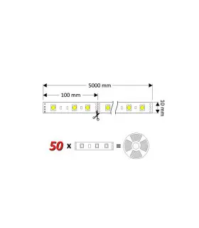 Design Light 150 LED light strip 37,5W IP20 - 