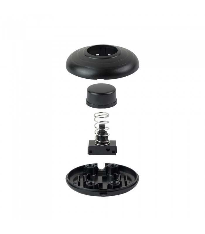 DESIGN LIGHT footswitch round black - 