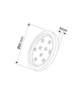 Design Light custom set LED ORBIT RGB under-cabinet lighting - 