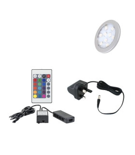 Design Light custom set LED ORBIT RGB under-cabinet lighting -