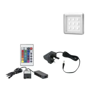 Design Light custom set LED SQUARE RGB under-cabinet lighting - 