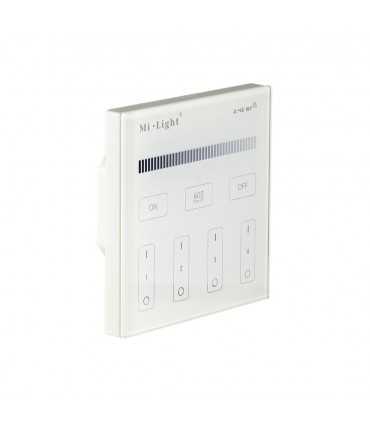 Mi-Light 4-zone brightness dimming smart panel remote controller T1 wall panel