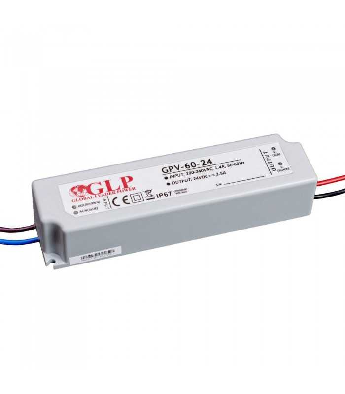 Waterproof voltage power supply GPV-60-24 60W 24V 2.5A IP67 - 