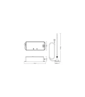 MiBoxer 433MHz gateway WL-433 - 