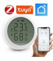 ZigBee v3.0 Tuya Smart Life LCD humidity temperature sensor