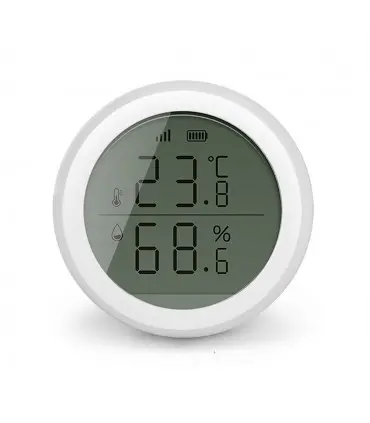 ZigBee v3.0 Tuya Smart Life display LCD humidity temperature sensor | Future House Store