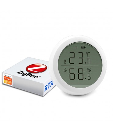 NOUS-E5 - Capteur de température et d'humidité Zigbee 3.0 compatible Tuya Smart  Life 