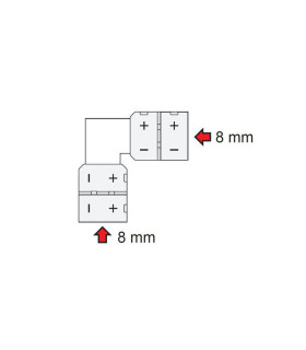 corner connector size