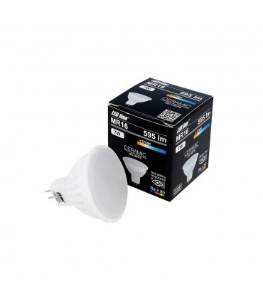 MR16 ceramic LED 120° spotlight bulb 10-18V AC/DC 7W | Future House Store - 1 | 