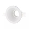White GU10 gypsum recessed fitting round V-TAC | Future House Store - 1 |