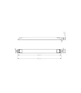 POS dimming LED driver DALI 24V 6.25A 150W FTPC150V24-DA - size