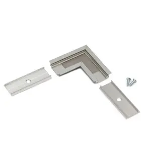 TOPMET aluminium profile corner joiner GROOVE10 silver