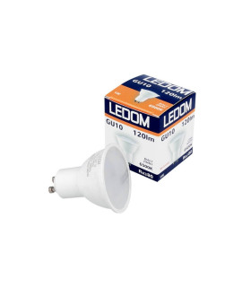 LEDOM GU10 spotlight bulb 1W SMD 80lm cold white