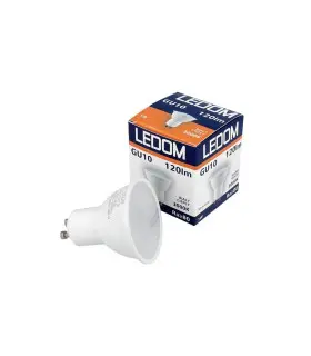 LEDOM GU10 spotlight bulb 1W SMD 80lm warm white