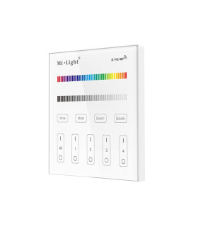 Mi-Light 4-zone RGB/RGBW smart panel remote T3 | Future House Store