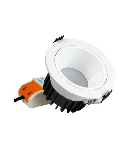 side view of a high-quality ceiling lamp with an LED driver