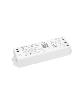 MiBoxer WiFi 5-in-1 LED strip controller WL5 showing LED connection terminals.