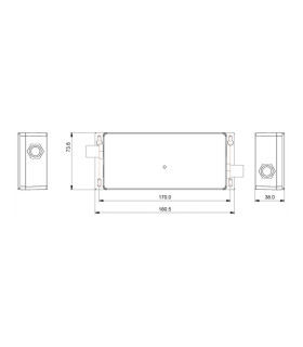 Sunricher waterproof RF dimmer IP67 SR-2501WP | Future House Store