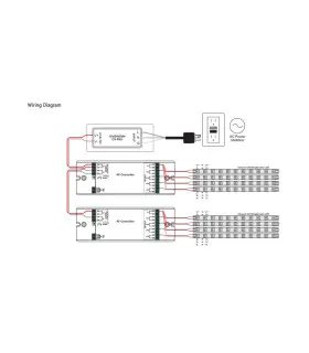 Sunricher single colour 8A 4-channel LED receiver 12-36V SR-2501NEA - 3