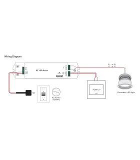 Sunricher constant current RF LED dimmable driver SRP-2504-50W-CC - 3