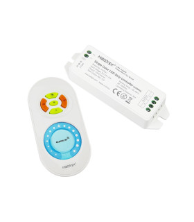 MiBoxer 433MHz single colour LED strip controller FUT041U with remote control top view