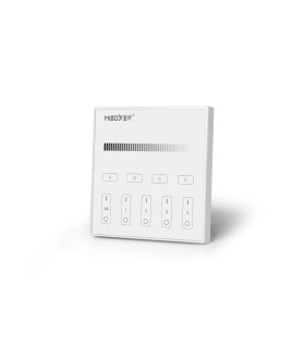 Front view of the MiBoxer DALI dimming touch panel DP1S with touch-sensitive dimming controls.