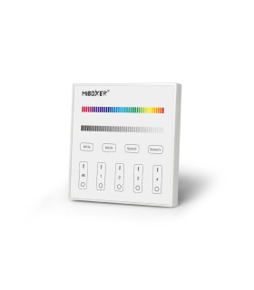 MiBoxer DMX512 master controller, close-up of the front panel with detailed button layout