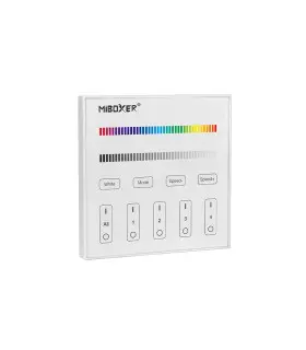 MiBoxer DMX512 master controller, close-up of the front panel with detailed button layout