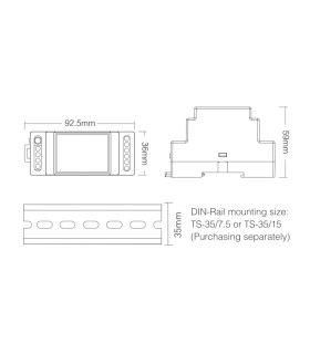 DIN rail diagram