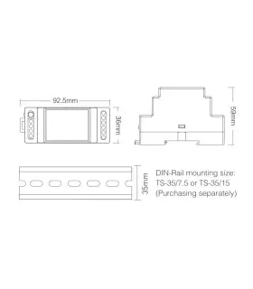 DIN rail diagram