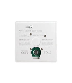 MiBoxer rotating switch panel remote K1 magnetic battery powered