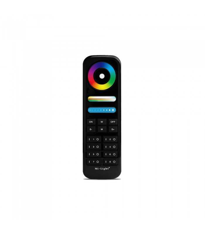 Mi-Light black 8-zone RGB+CCT remote FUT089-B