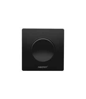 black rotating wall lighting dimmer